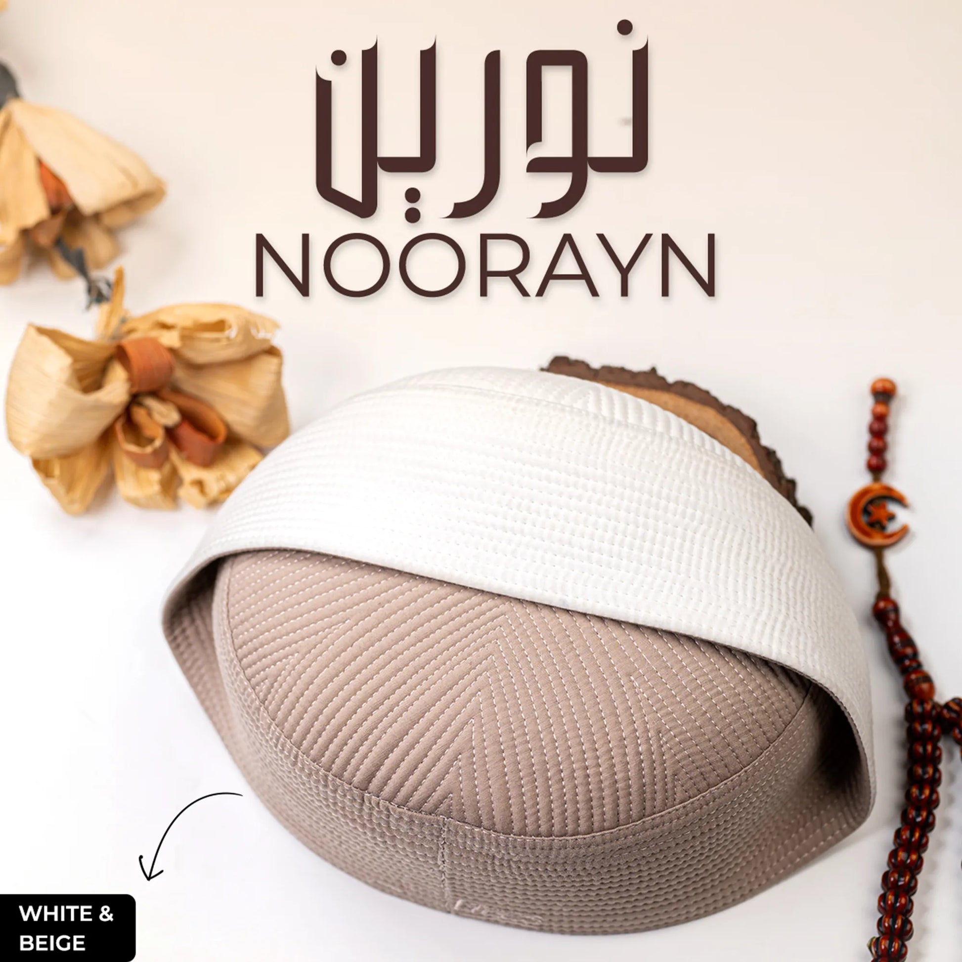 Noorayn Koofi (2 Colors in 1 Cap)