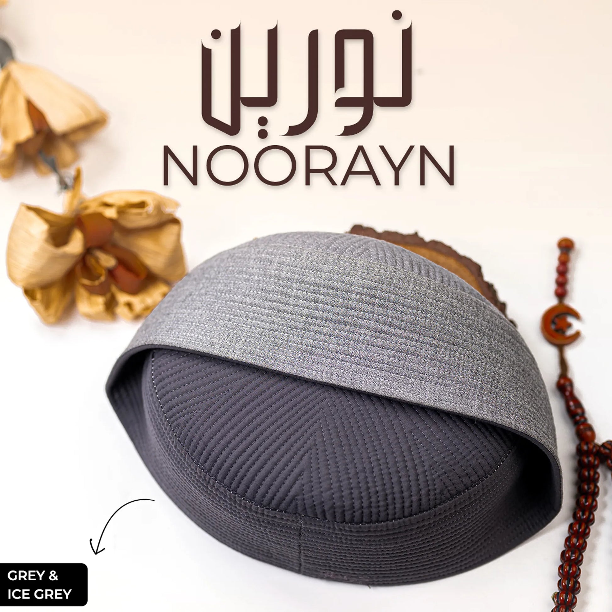 Noorayn Koofi (2 Colors in 1 Cap)