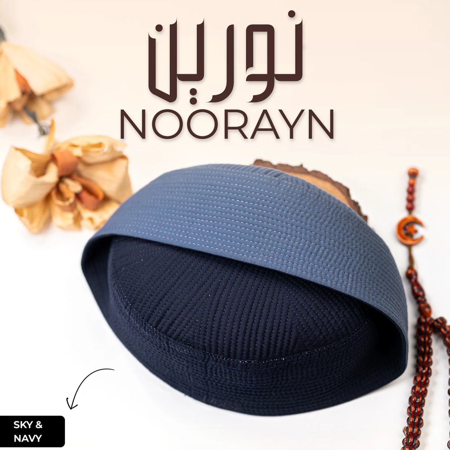 Noorayn Koofi (2 Colors in 1 Cap)