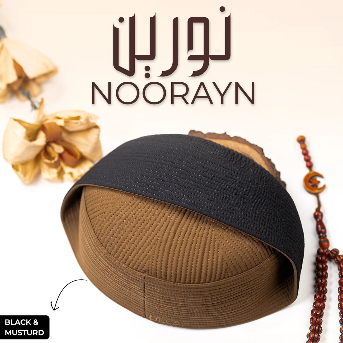 Noorayn Koofi (2 Colors in 1 Cap)
