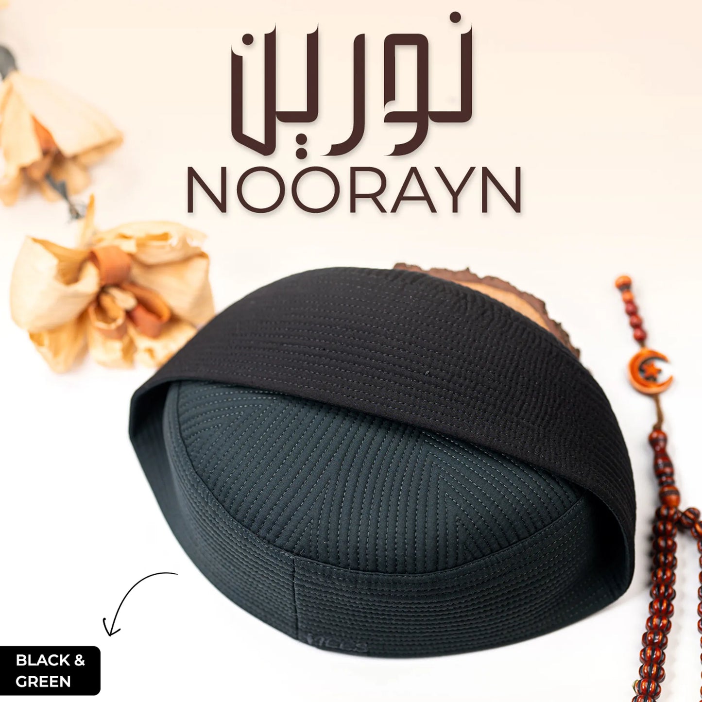 Noorayn Koofi (2 Colors in 1 Cap)